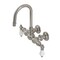 Kingston Brass CA5T8 3-3/8" Tub Wall Mount Clawfoot Tub Faucet, Brushed Nickel CA5T8 - alternate 1